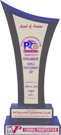 PATIALA PHOTOGRAPHIC CLUB ASSOCIATION AWARD IN 2011