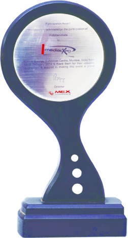 MEDIA EXPO BOMBAY EXHIBITION CENTER AWARD IN 2014