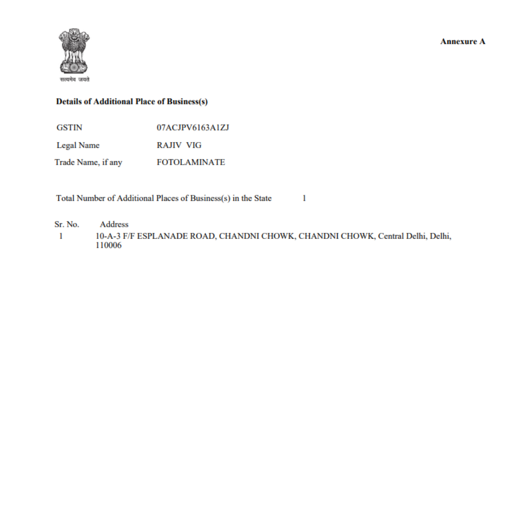 UDYAM Registration Certificate
