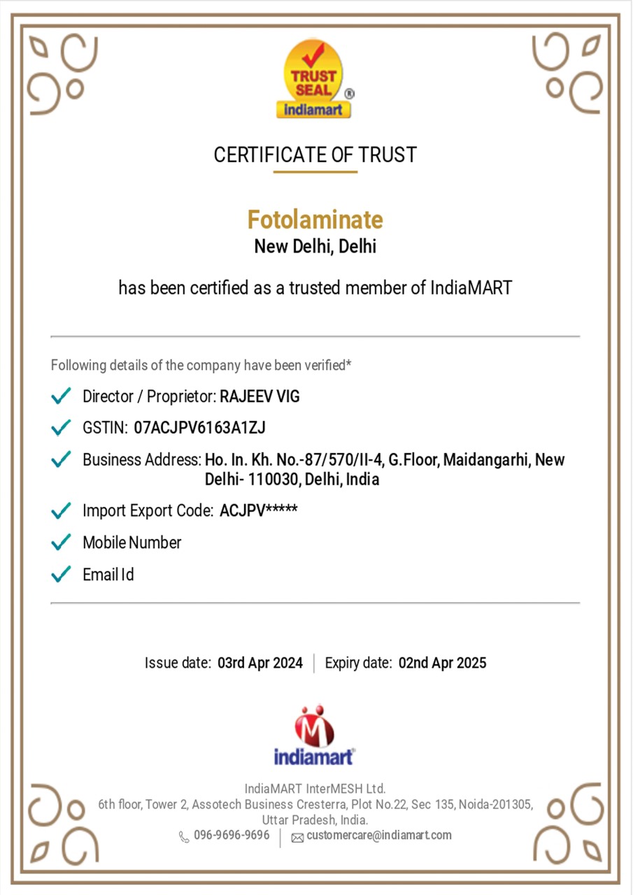 Registration Certificate
